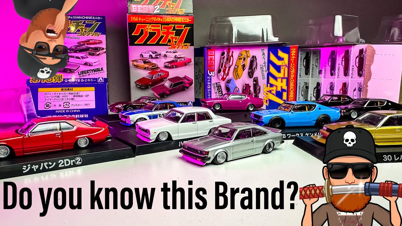 Знакомы ли вы с этим брендом? 1:64 Scale Bosozoku 暴走族 Kaido Racer от Aoshima #164scale JD Show