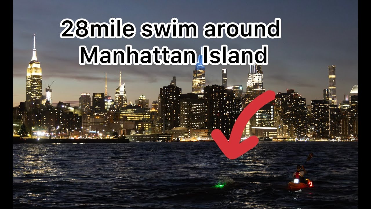 28 Mile Manhattan Island Swim 2025 with Colin Hill.