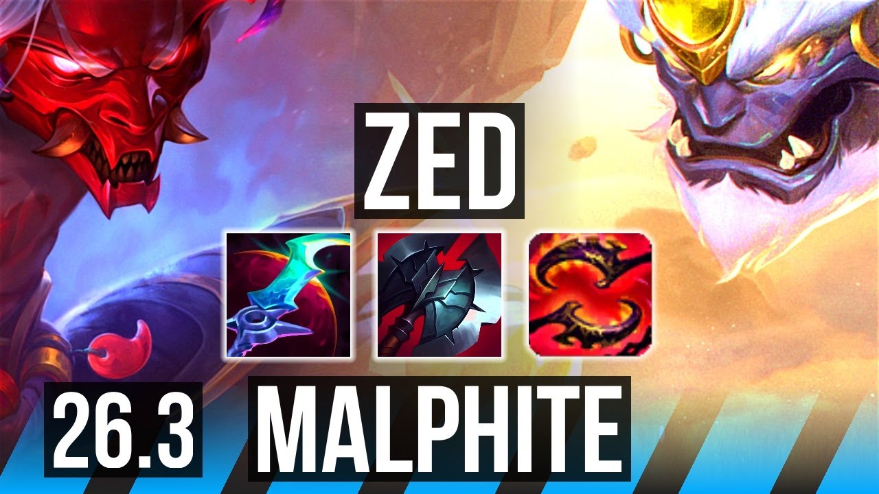 ZED vs MALPHITE (MID) | NA Master | 26.3
