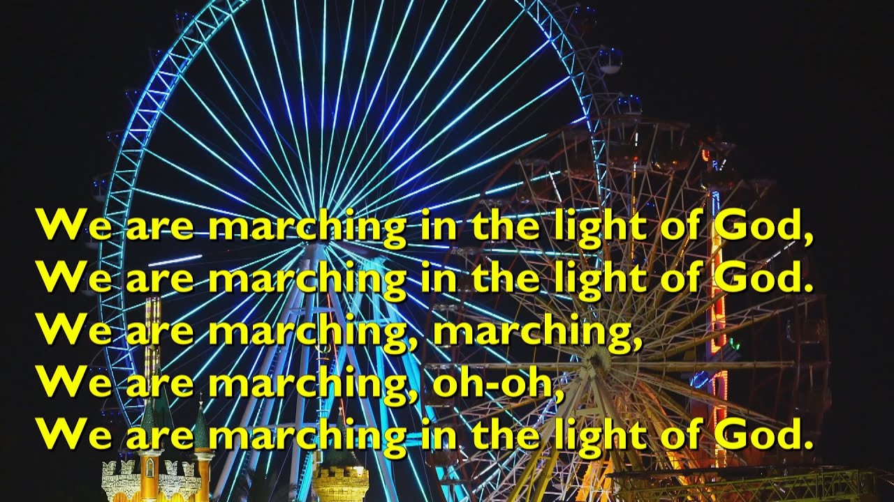 We Are Marching in the Light of God (Siyahamba) [with lyrics for congregations]