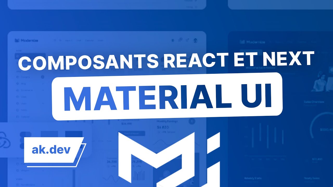 Les composants Material UI pour React & NextJS !