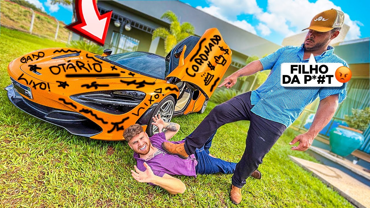 O RENATO ME EXPULSOU DA FAZENDA POR TER PIXADO A MC LAREN