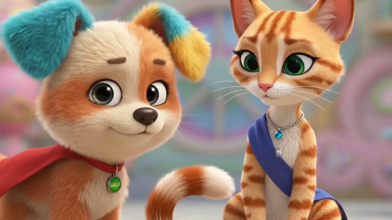 funny puppy and kitten cartoons for kids