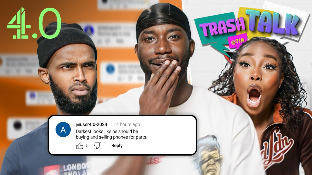 Who Doesn't Shower Before Going On Set? Darkest, Harry Pinero or Adeola! | Trash Talk | @channel4.0