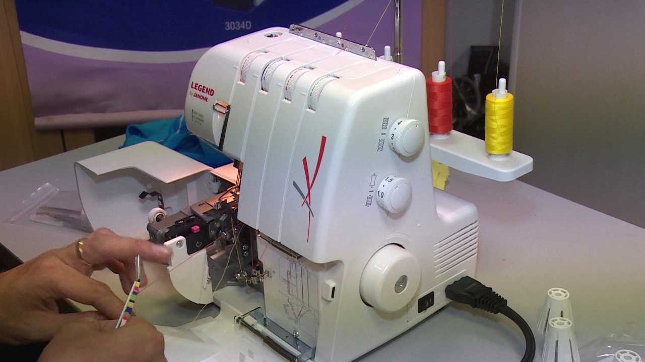 ТЕСТ Оверлок JANOME 087DW