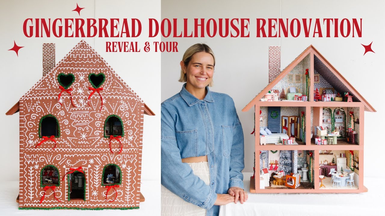 *DIY Gingerbread Dollhouse Renovation* | Part 5: Reveal & Room Tour!