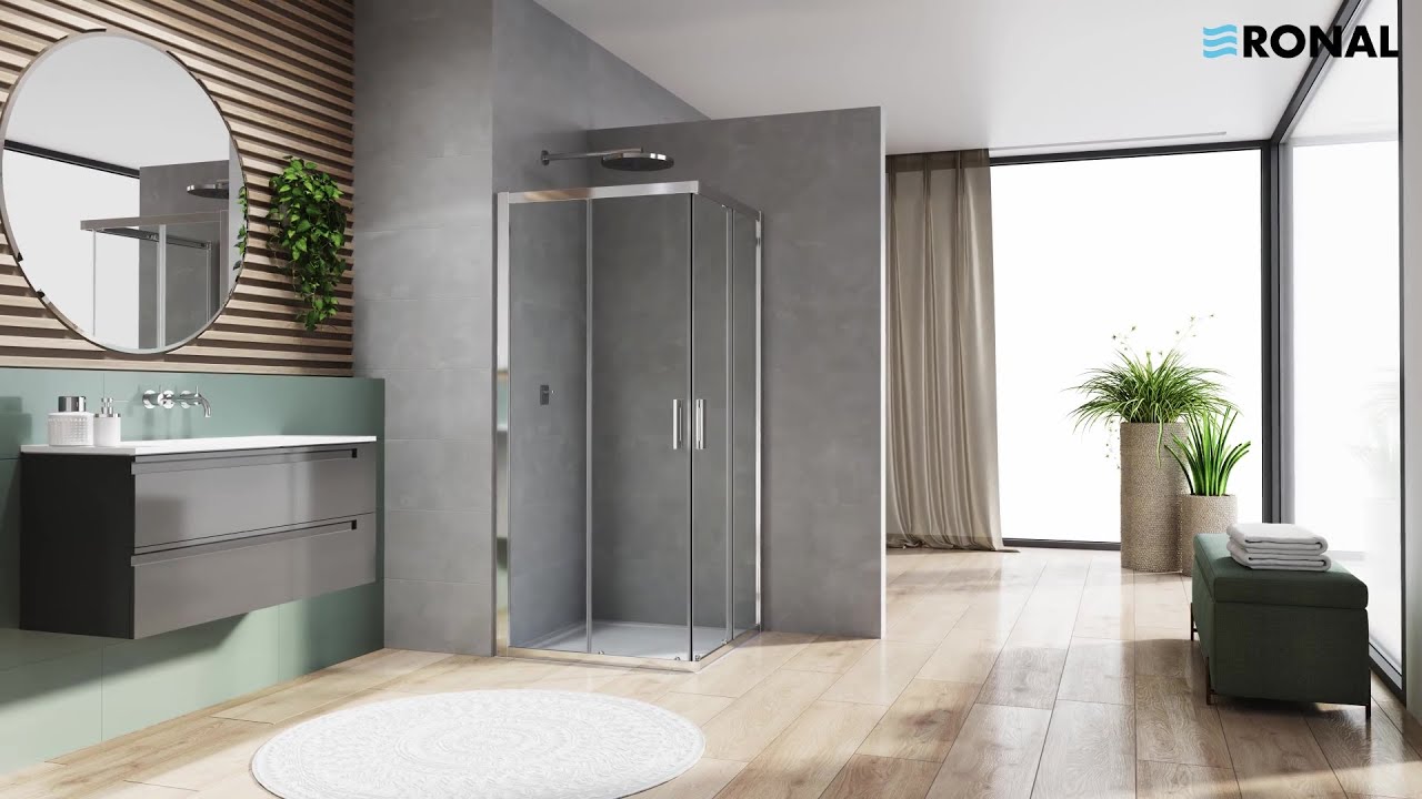 RONAL - D21SE2U Sliding corner entry installation video