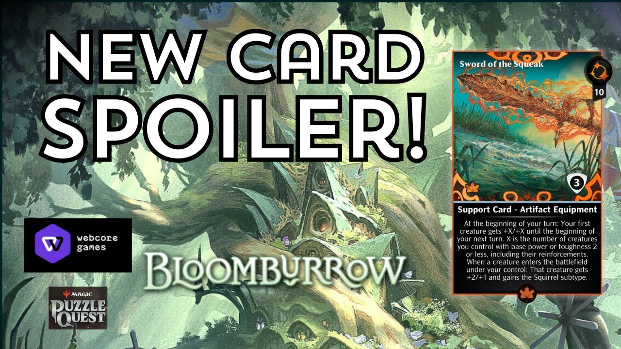 NEW SET SPOILER! - Sword of the Squeak - Bloomburrow | Magic Puzzle Quest