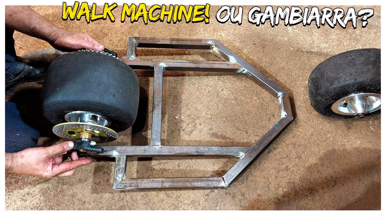 Os Projetos Incr&iacute;veis de Fundo de Quintal Artesanal - Walk Machine para Iniciantes Passo a Passo!