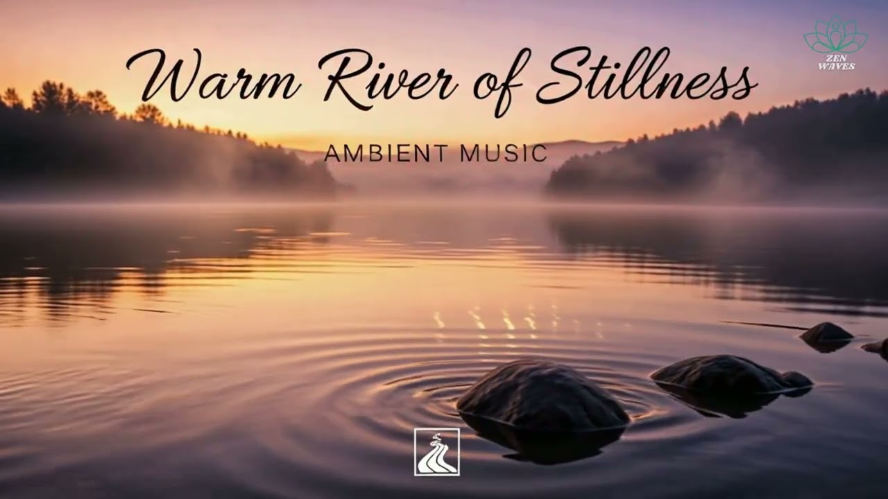 Warm River of Stillness | 1 Hour of Gentle Relaxing Ambient Music for Deep Calm, Stress Relief