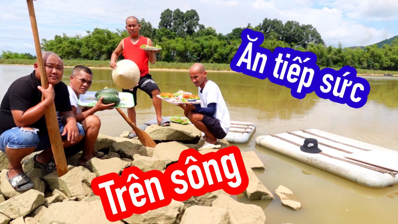 Hấp Dẫn Đội Nào Chèo Thuyền Tiếp Sức Ăn Hết 2 Mâm Đồ Ăn Trước Sẽ Thắng | Son Duoc Vlog 23