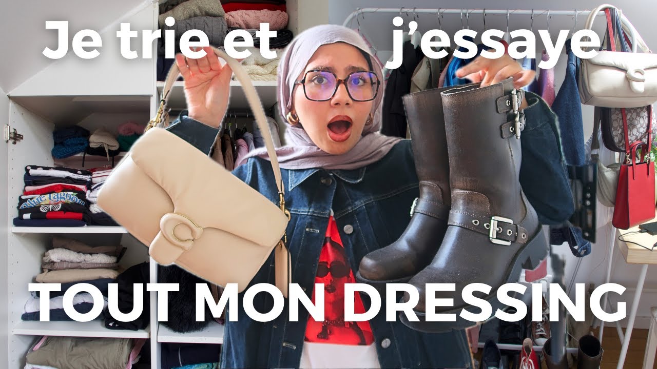 JE TRIE ET J’ESSAYE TOUT MON DRESSING (extrême) 👚😮‍💨 | Léa Myriam