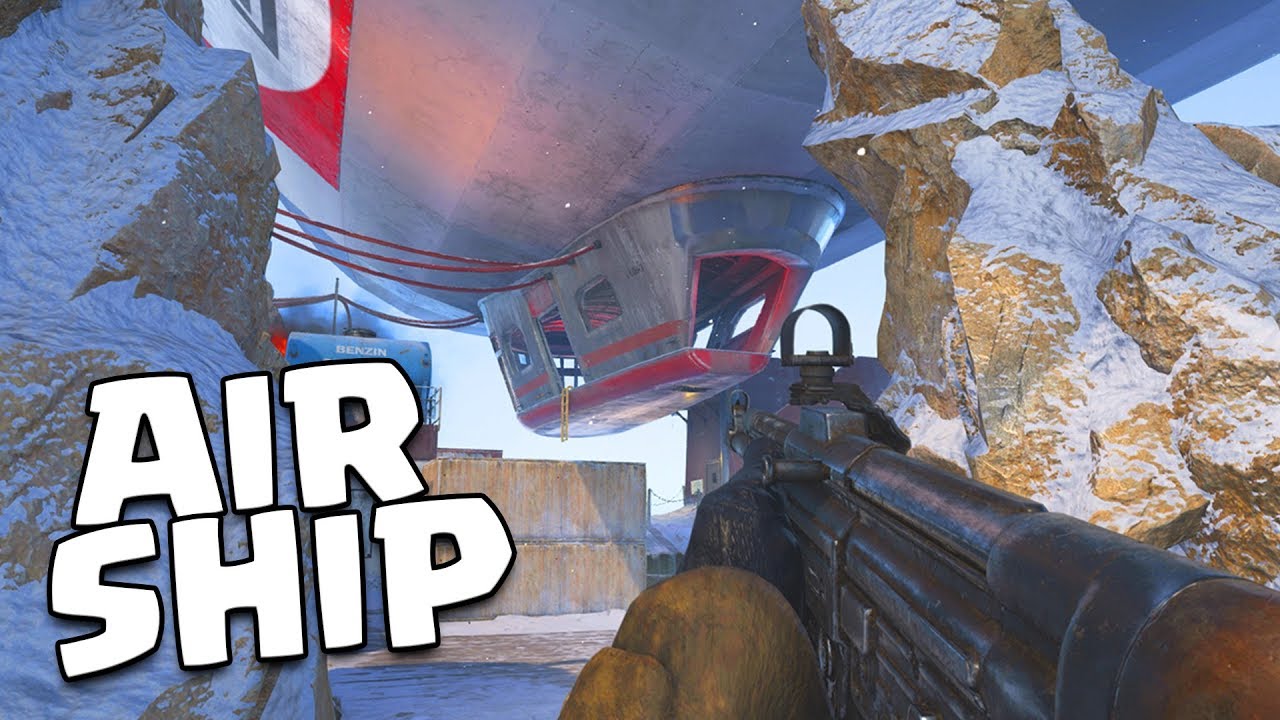 COD WW2: New Air Ship Map Gameplay | Shadow War DLC
