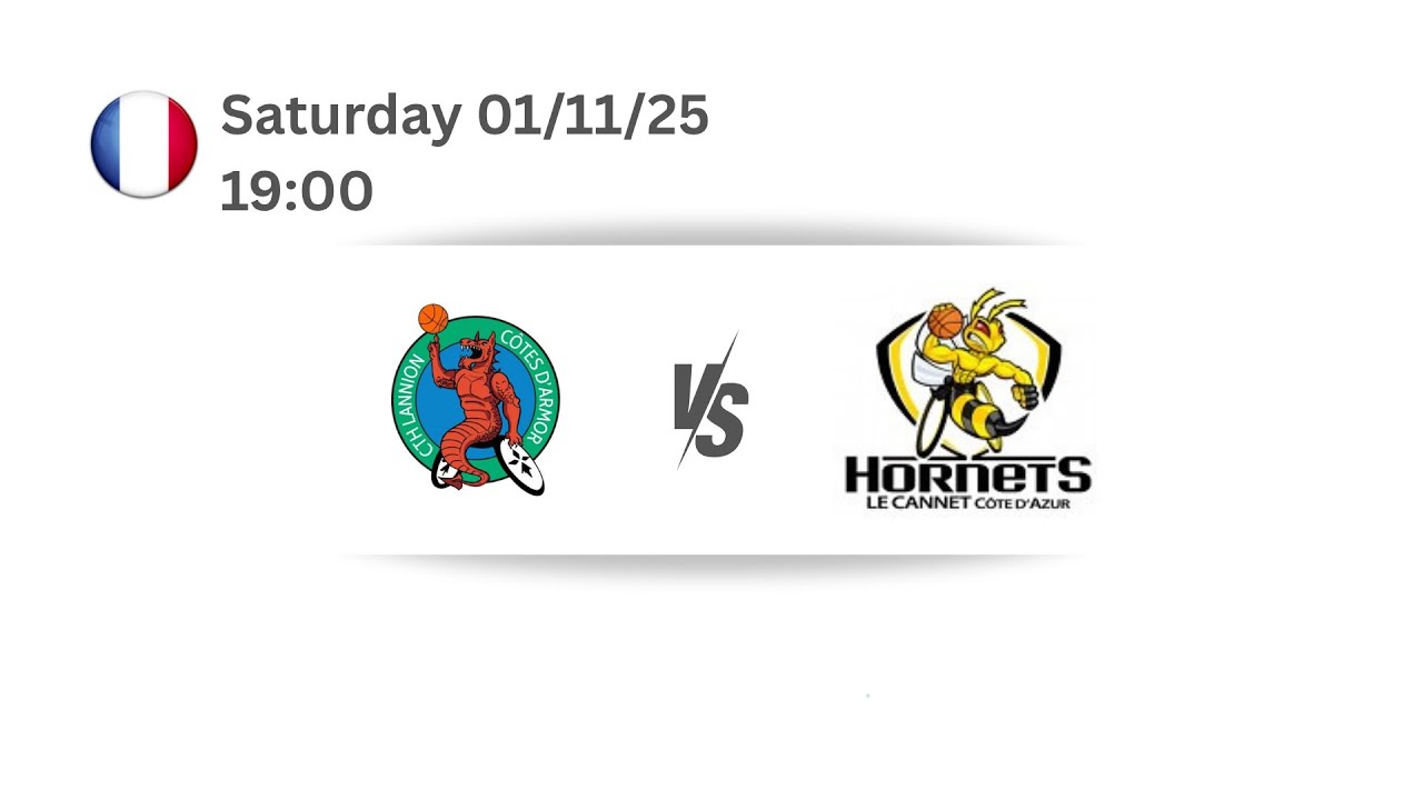 FRENCH LEAGUE | CTH LANNION vs HORNETS LE CANNET