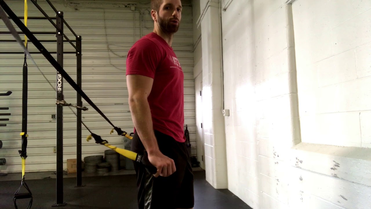 Shoulder Extension with TRX for shoulder pain