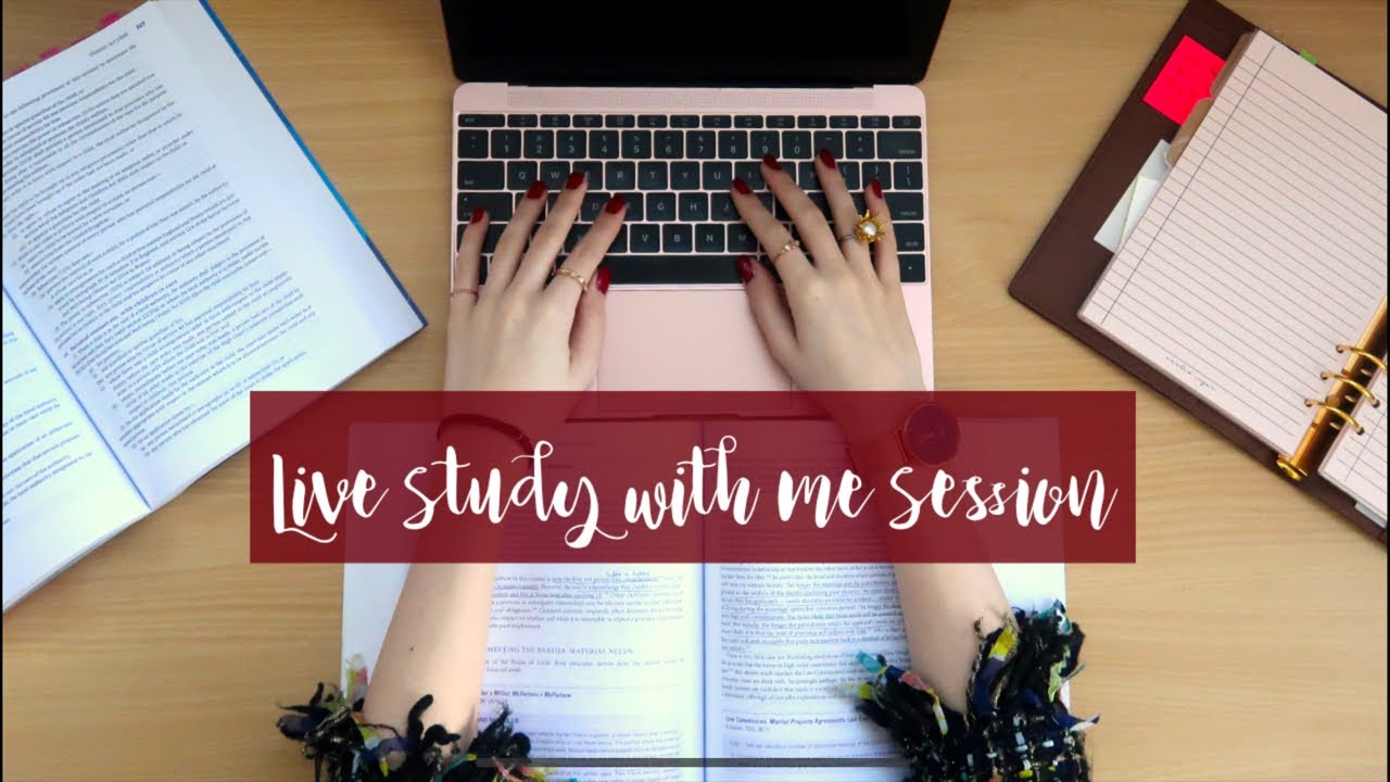 LIVE STUDY WITH ME | 3 HOURS | NO MUSIC