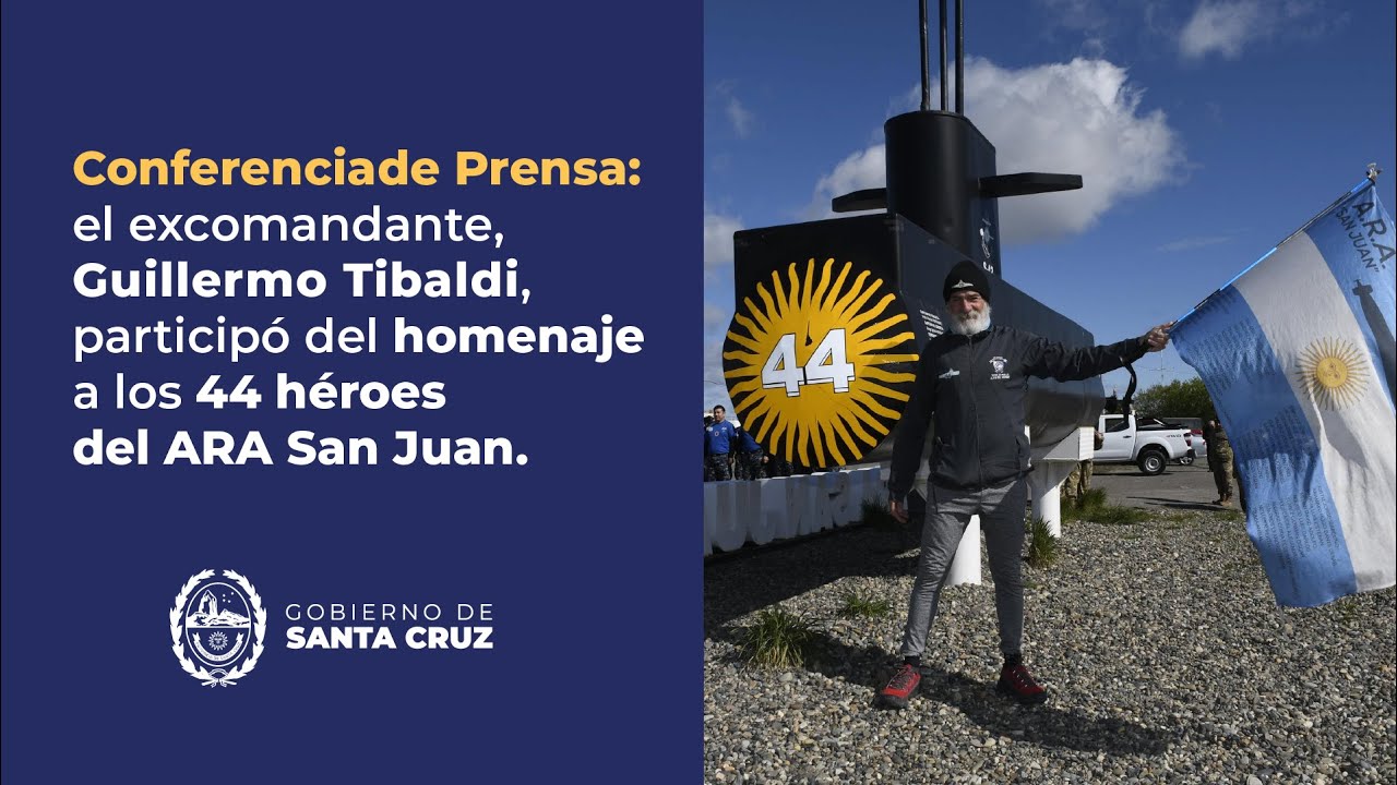 Tibaldi: Estoy haciendo la travesía, inspirado en los 44 compañeros que me acompañan desde el cielo