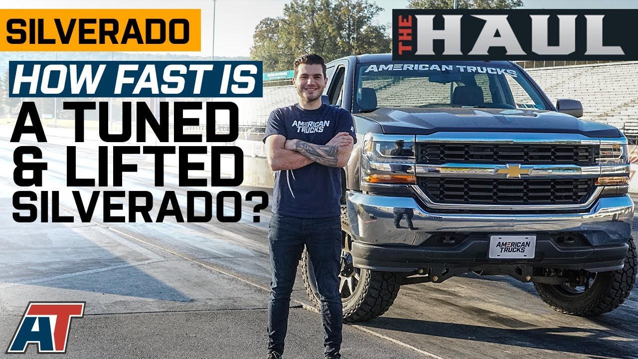 How Fast Is a Tuned & Lifted Silverado? | Tuned Silverado Takes on the Drag Strip - The Haul