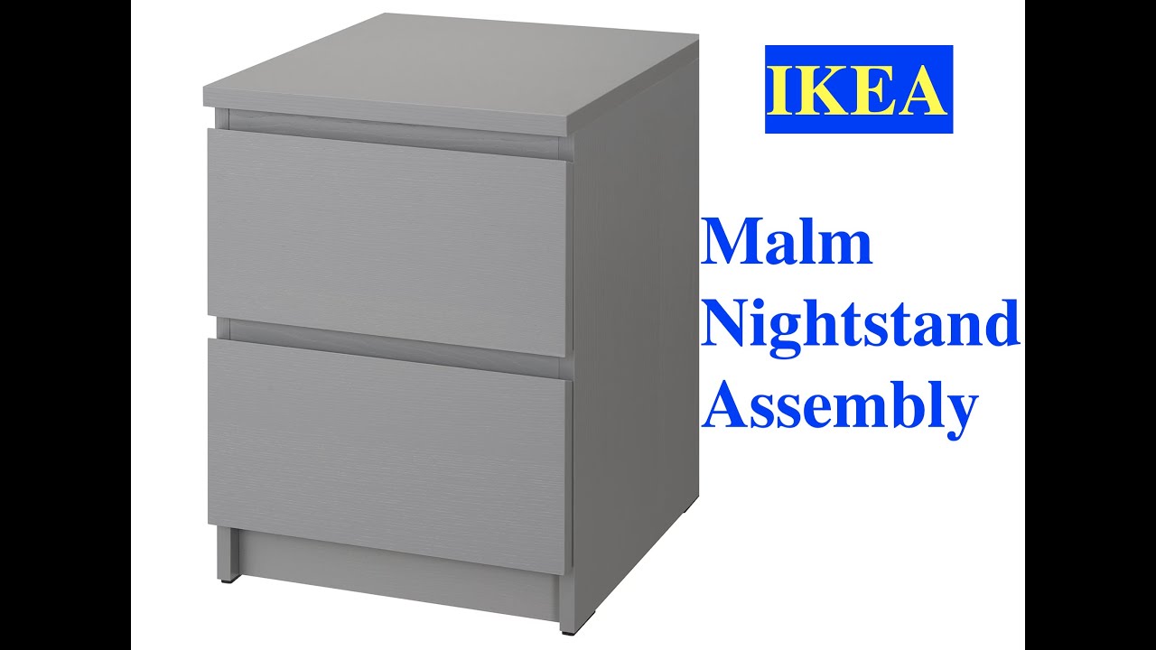 Ikea's Malm Nightstand Assembly | Morden & Affordable Nightstand