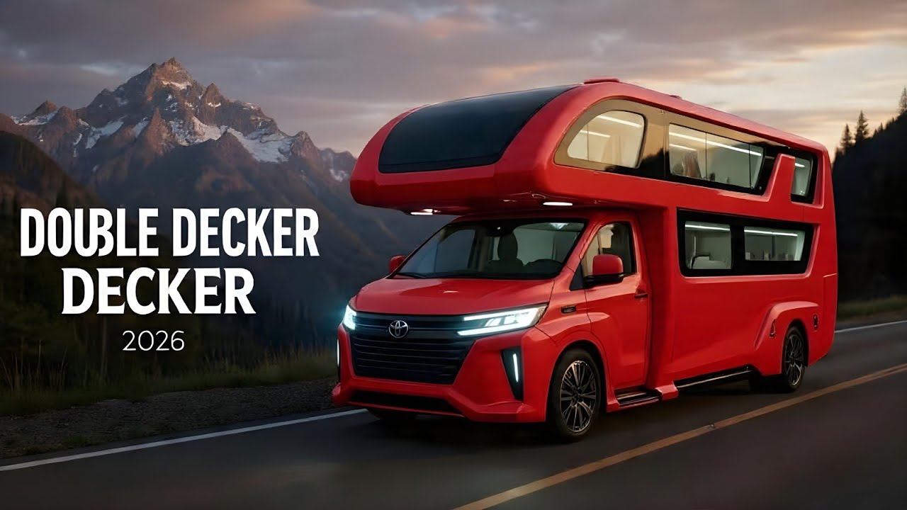 Toyota Double Decker Motorhome 2026 | Ultimate Luxury Camper Van Full Review