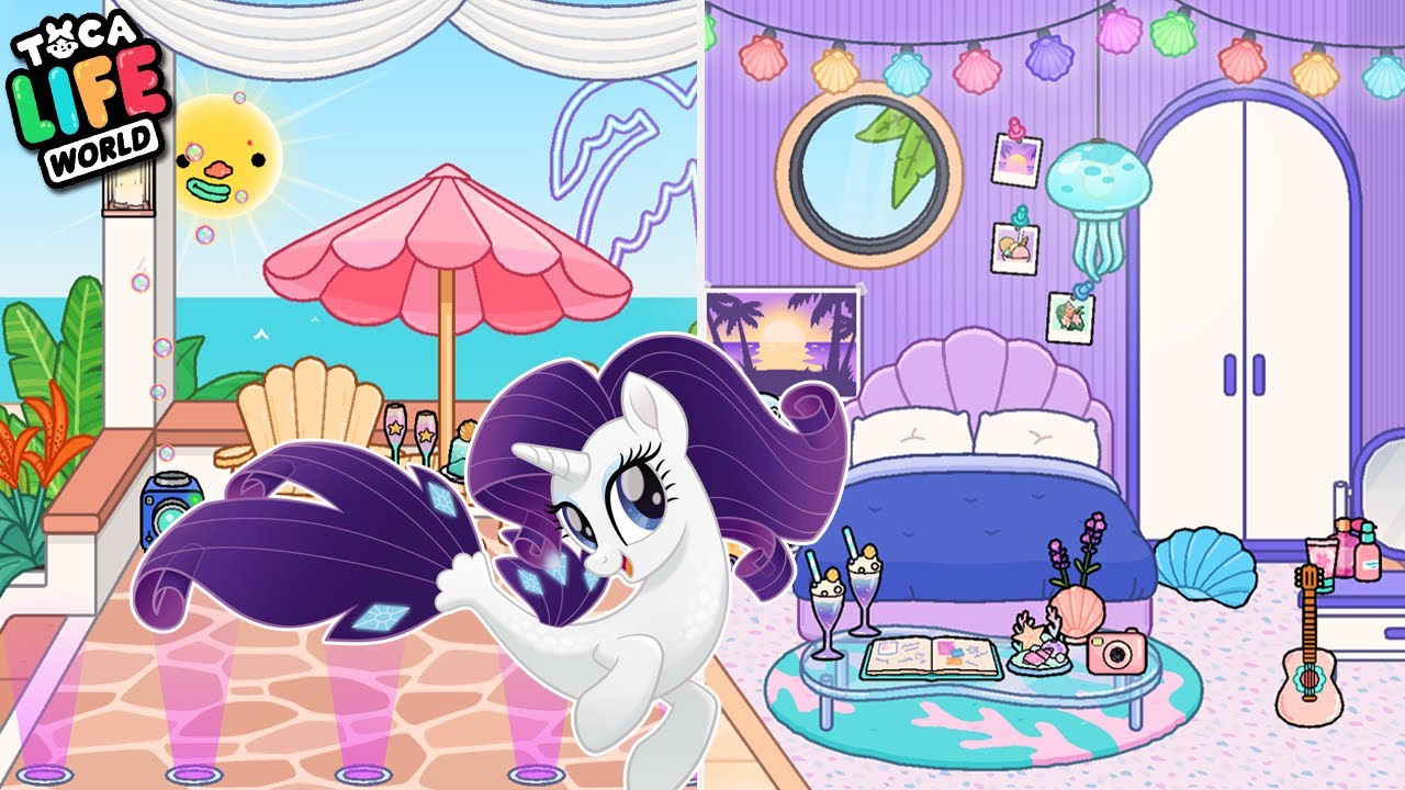 DECORANDO A CASA das P&Ocirc;NEIS SEREIAS (Toca Life World) &lsaquo; Luli Rarity &rsaquo;