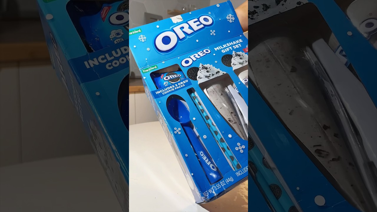 Oreo milkshake set #oreomilkshakerecipe