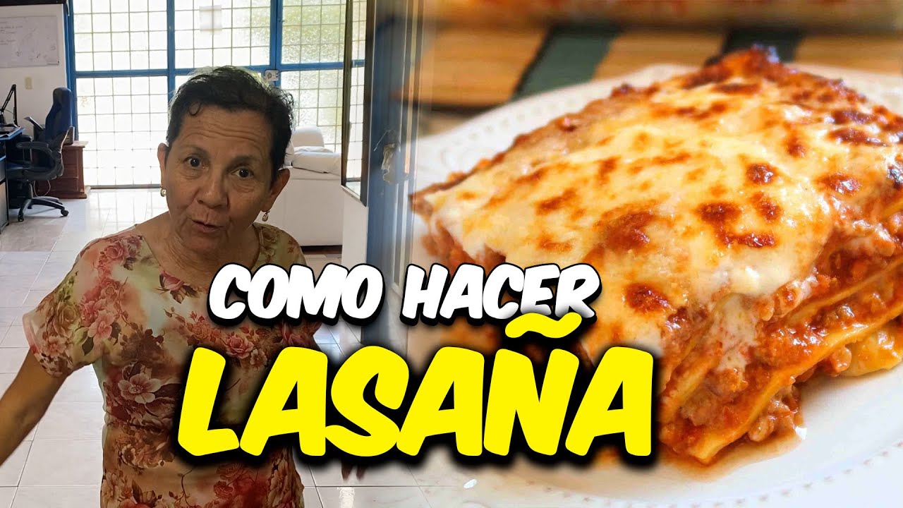 COMO HACER LASAÑA con MITA