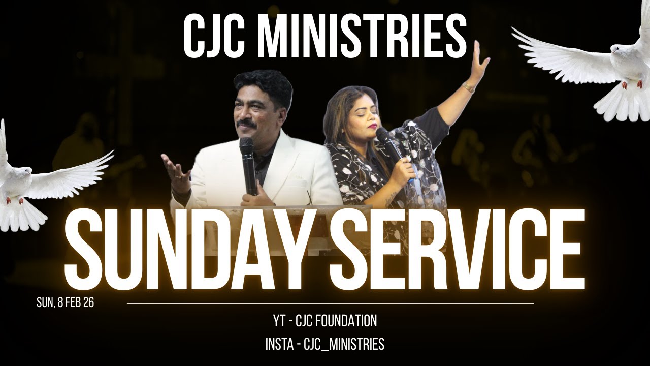 CJC Ministries - SUNDAY SERVICE | PS Sachin Salvi | 8 FEB 2026