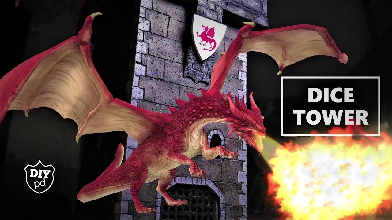 Dice Tower DIY - How to Make a Wooden Castle Dice Tower