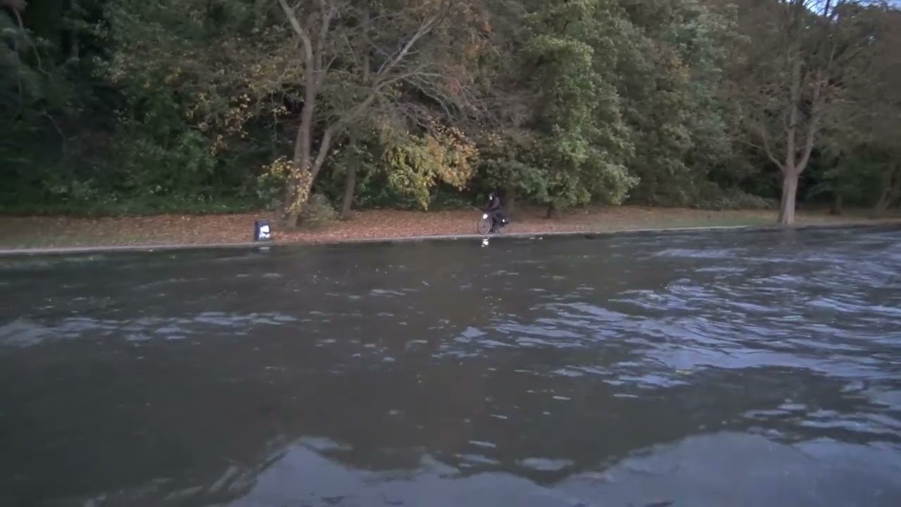 Sturmflut an Elbe in Hamburg am 24. 10. 2025