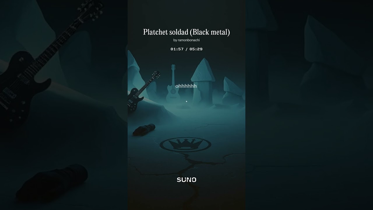 Platchet soldad Black metal