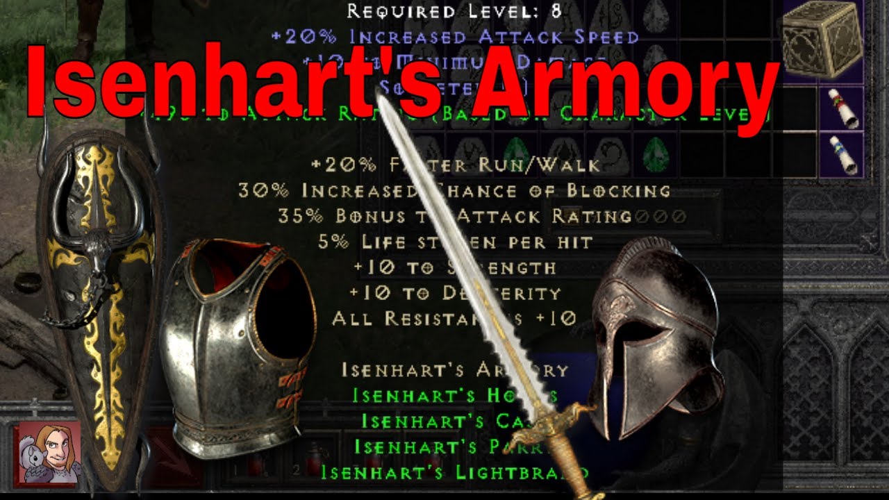 D2R Upgraded Sets - Isenhart's Armory (4 Piece Set)