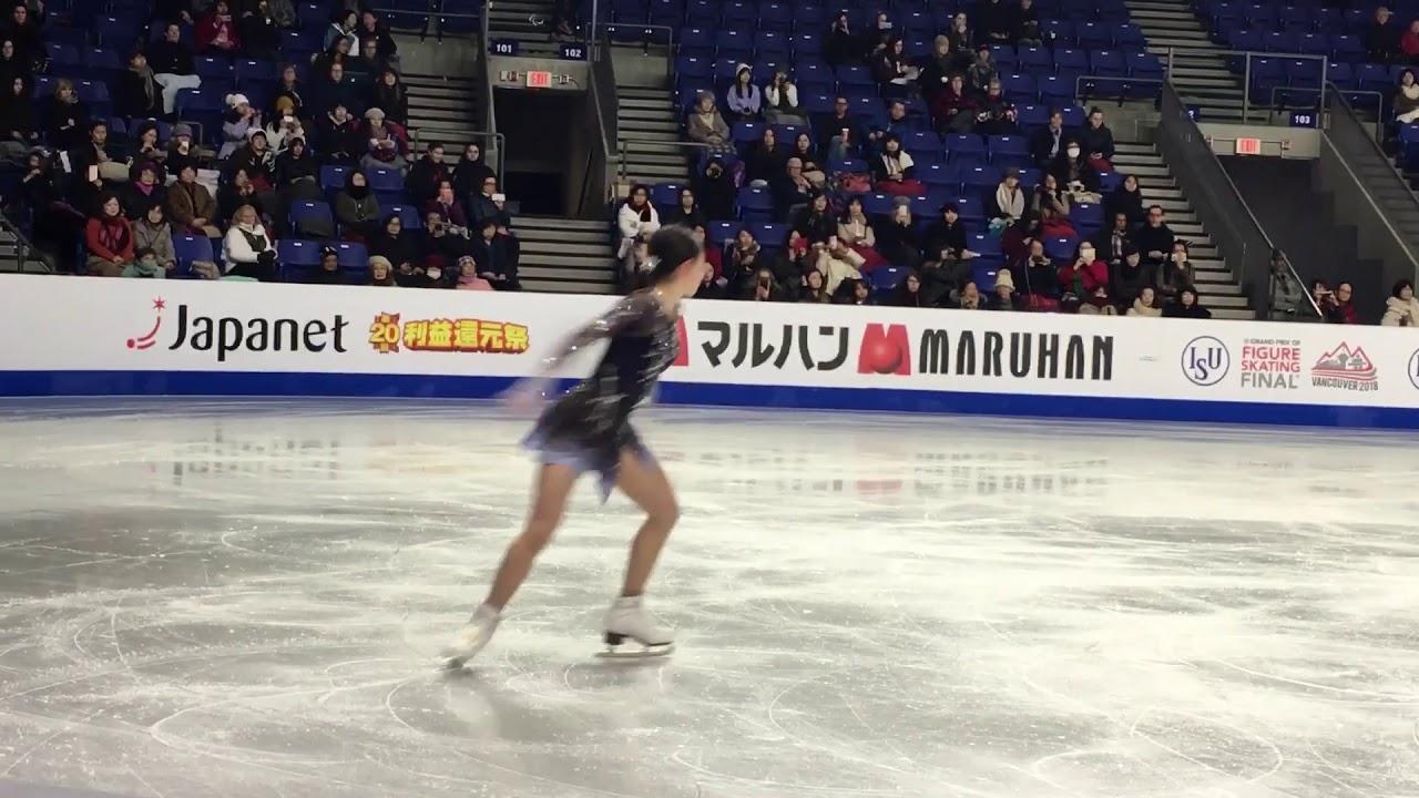 Rika Kihira FS Practice @ GPF 2018