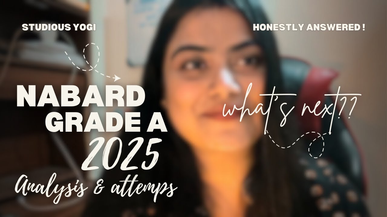 NABARD Grade A: My Journey (and a few lessons learned)#nabardgradeA #nabard2025
