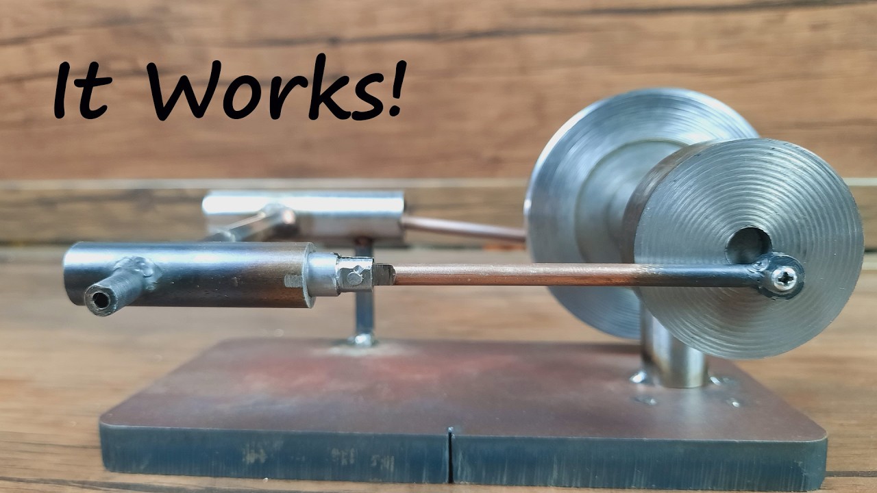You Won’t Believe This DIY Steel Steam Engine Works!