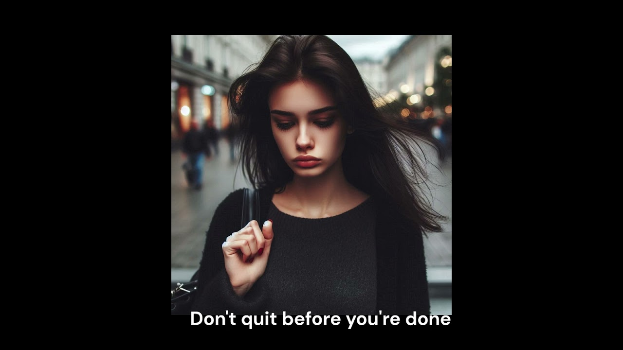 Don’t Quit Before It’s Done | Motivational Christian Song About Not Giving Up & Enduring to the End