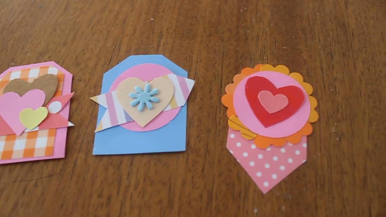 Embellecedores caseros (tags) para Scrap - DIY Homemade Embellishments