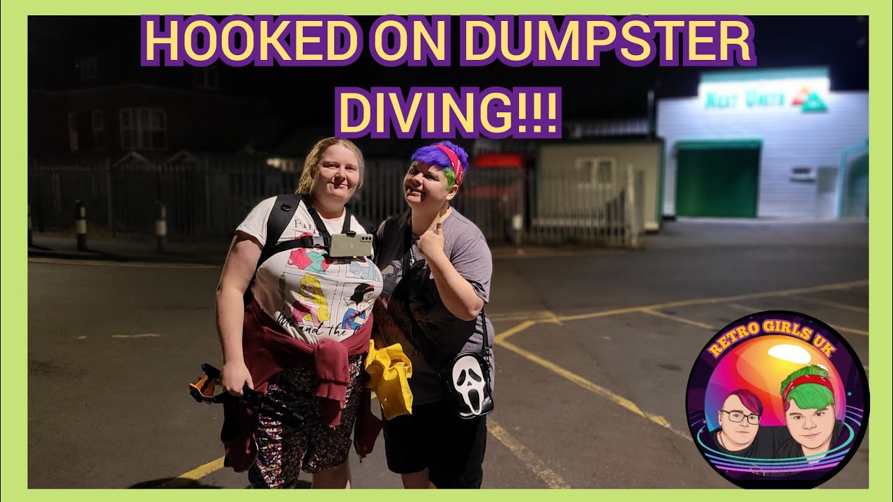 RETRO Dumpster Diving | Retro Girls UK #dumpsterdiving #dumpster #dumpsterdivers #haul