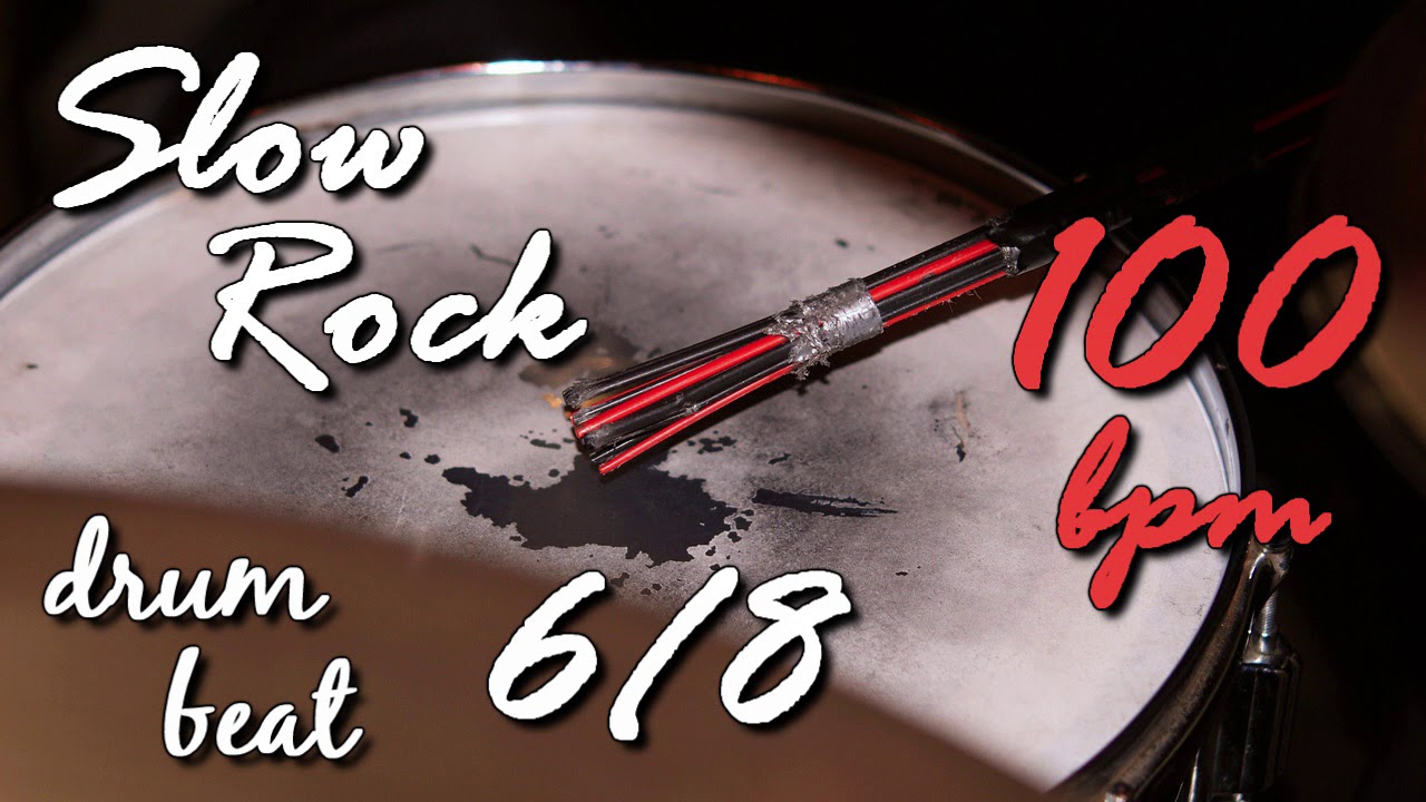 Slow Rock Drum Beat - 100 bpm