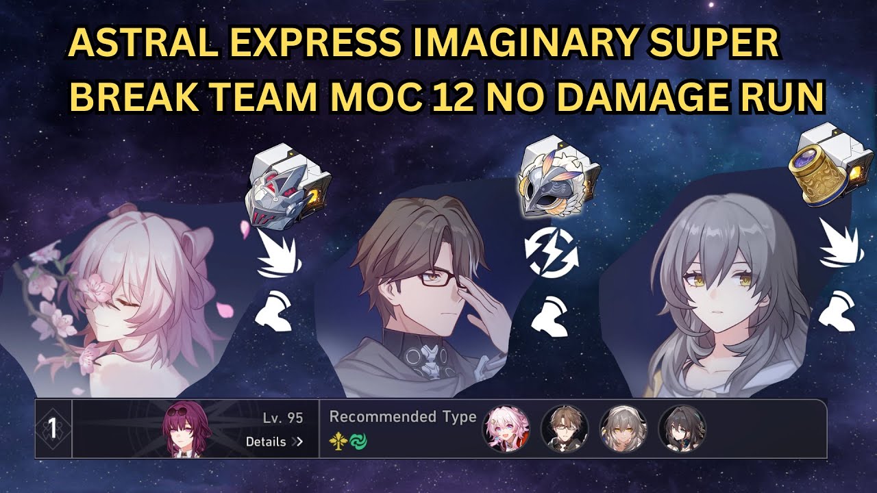 Exploit their Weakness! Imaginary Super Break No Damage Run | MoC 12 | 3 Cycles | Honkai: Star Rail