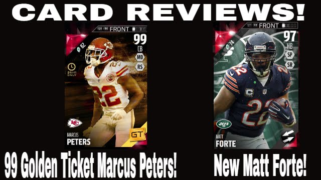 New 99 Golden Ticket Marcus Peters and New Sunday Movers Cards!---Madden 16 Ultimate Team PS4