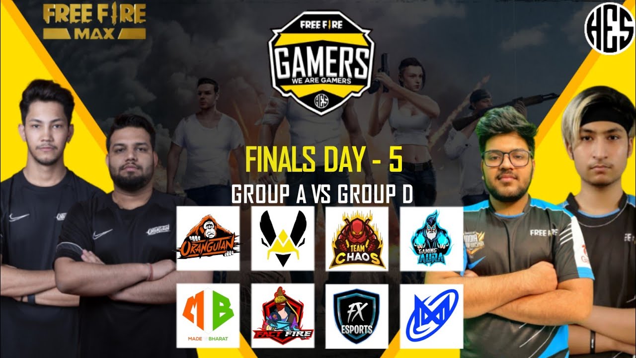 Free Fire Gamers Cup | Finals | Day 5 | Ft.Og Elite,Aura Gaming,6 Sense