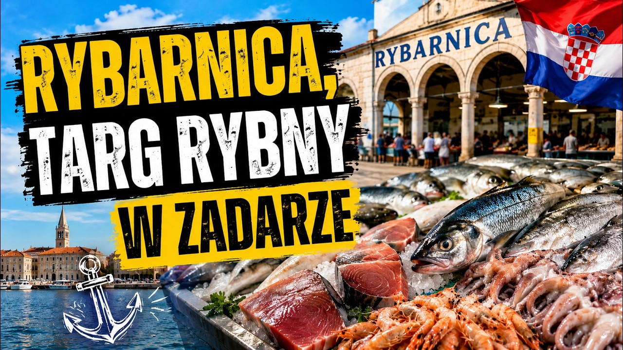 Grillujemy skarby Adriatyku ! Targ rybny RYBARNICA w Zadarze. dzień 4