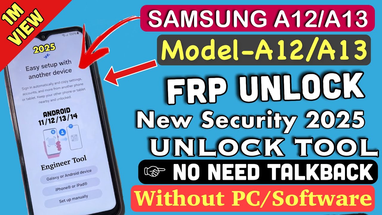 2025 Samsung A13 Frp Bypass 2025 | Android 13/14 | Samsung A13 Frp Bypass Without PC