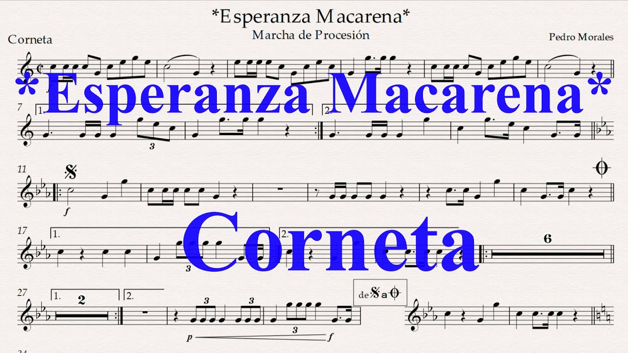 Corneta - Esperanza Macarena de Pedro Morales