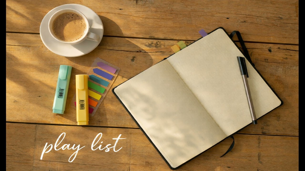 [Playlist] 공부 시작 전에 틀어두는 음악 📚 Warm Study Playlist | Cafe Lofi Focus