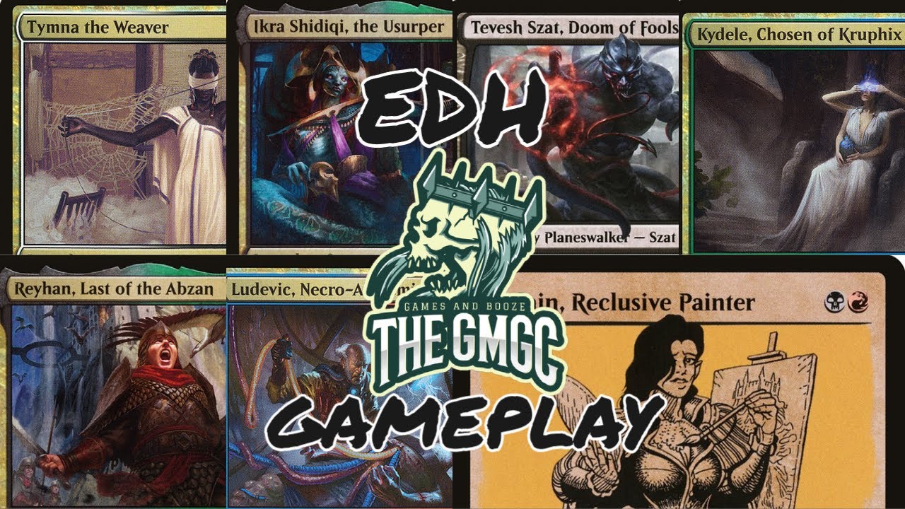 4 player EDH game play. Tymna and Ikra vs Tevesh and Kydeli vs Reyhan and Ludevic vs Kalain