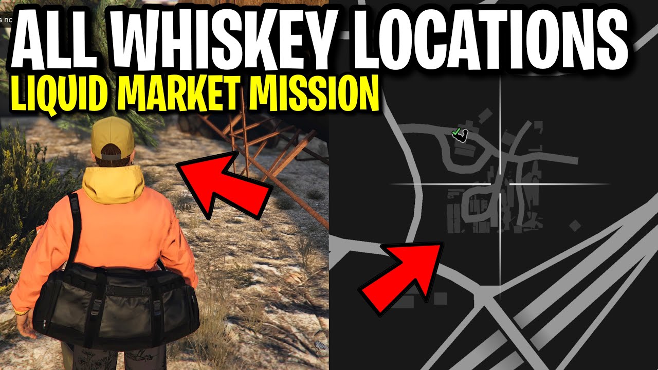 All Whiskey Bottle Locations - Search The Scrapyard For The Whiskey Bottles GTA Online Liquid Market