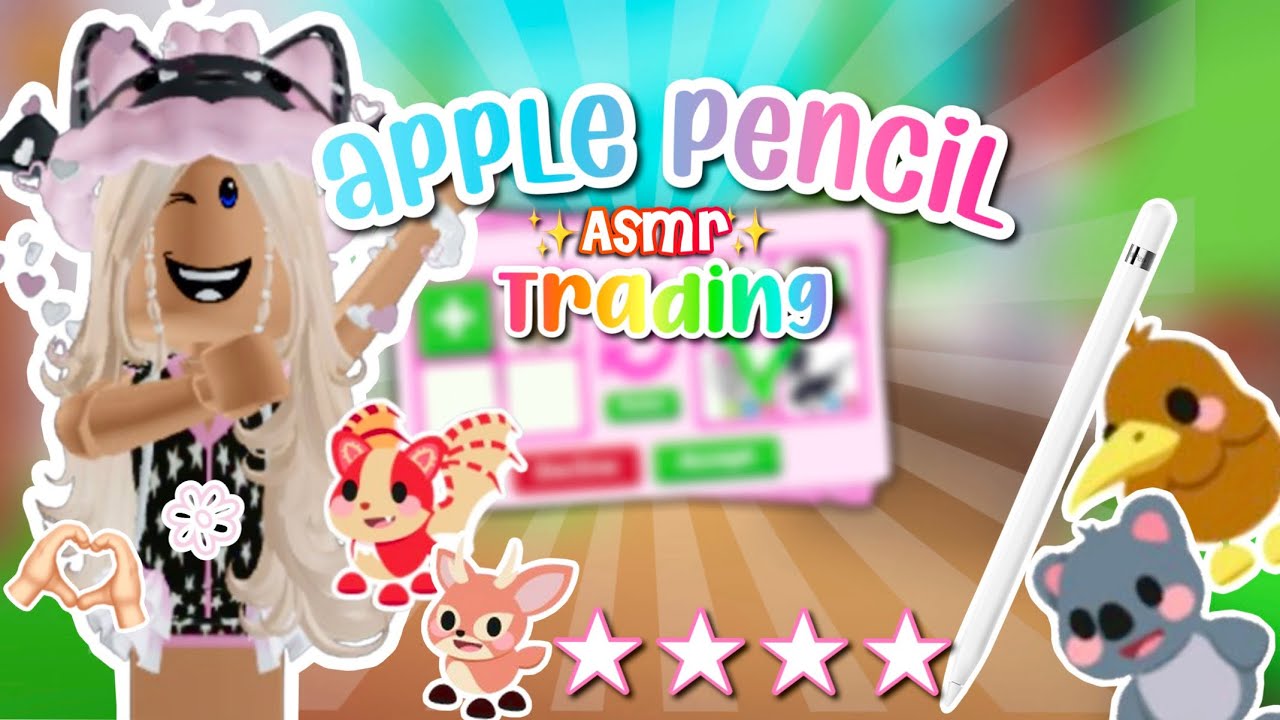 APPLE PENCIL ASMR TRADING🌈🦩💫