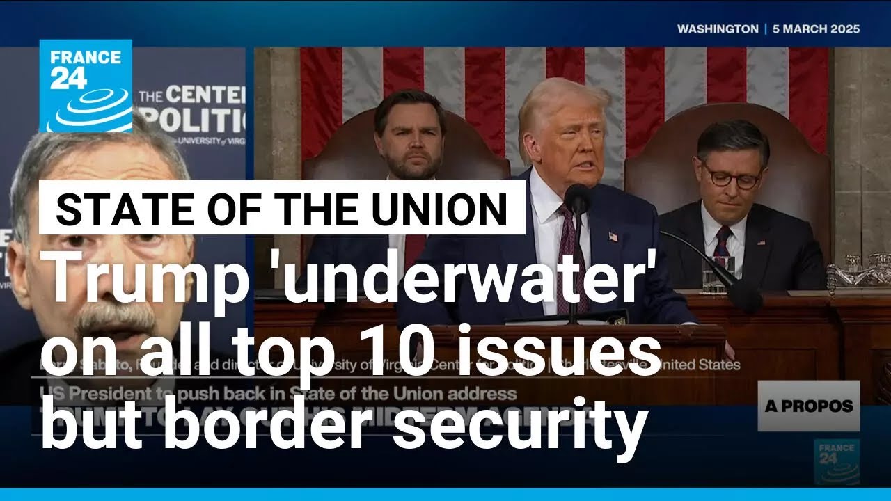 Trump 'now underwater on all top ten issues except border security', analyst says • FRANCE 24